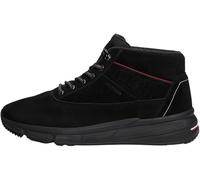 Tommy Hilfiger Botas de caña baja Hombre Hybrid de piel, Negro (Black), 42