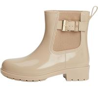 Tommy Hilfiger Botas de lluvia para mujer con hebilla brillante Fw0fw09543, Rábano picante beige, 41 EU