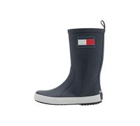 TOMMY HILFIGER Botas de lluvia 'RUDY' azul / rojo cereza / blanco 32 EUR