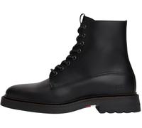 Tommy Hilfiger Botas de media caña Hombre Comfort de piel, Negro (Black), 45