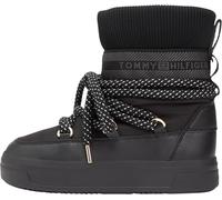 Tommy Hilfiger Botas de nieve para mujer, repelentes al agua, FW0FW09260, para exteriores, color negro (negro), 37, Black, 37 EU