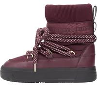 Tommy Hilfiger Botas de nieve para mujer repelentes al agua Fw0fw09260 para exteriores, Rojo Marzemino, 39 EU