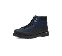 Tommy Hilfiger Botas Hombre Corporate Outdoor Nubuck Boot de Piel, Azul (Desert Sky), 42 EU