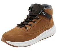 Tommy Hilfiger Botas Hombre Warm Nubuck Hybrid de Piel, Marrón (Desert Khaki), 41 EU