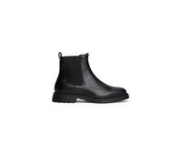 Tommy Hilfiger Botines Chelsea Hombre Comfort de piel, Negro (Black), 42