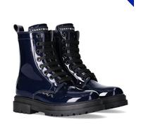 Tommy Hilfiger, Botín cierre con cremallera y cordones para niñas, Kessy, Blu, 30