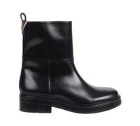 Tommy Hilfiger - Botín Negro Elevado al Tobillo - Shoes - Mujer - Negro - 38 EU -