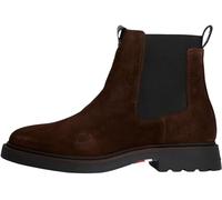 Tommy Hilfiger Botines Chelsea Hombre Comfort de ante, Marrón (Cocoa), 43