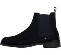 Tommy Hilfiger Botines Chelsea Hombre Corporate de ante, Azul (Desert Sky), 45