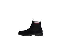 Tommy Hilfiger Botines Chelsea Hombre de Ante, Azul (Desert Sky), 40 EU