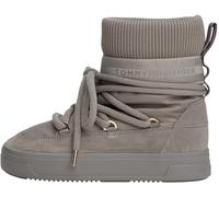 Tommy Hilfiger Botines de media caña Mujer Logotape Warm impermeables, Multicolor (Pewter Grey), 36