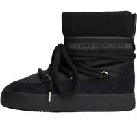 Tommy Hilfiger Botines de media caña Mujer Logotape Warm impermeables, Negro (Black), 40