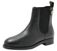 Tommy Hilfiger Botines Mujer Boot Stud Leather Low de piel, Negro (Black), 36 EU
