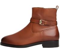 Tommy Hilfiger Botines Mujer Buckle Riding de piel, Marrón (Legacy Brown), 37