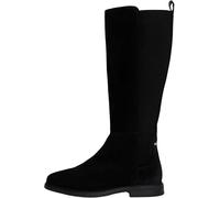 Tommy Hilfiger Botines Mujer Flag Long de ante, Negro (Black), 37
