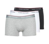 Tommy Hilfiger Pack de 3 Calzoncillos Bóxer para Hombre Ropa Interior, Multicolor (Black/Grey Heather/White), S