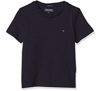 Tommy Hilfiger Boys Basic Cn Knit S/S Kb0kb04140 Camisetas de Punto, Azul (Sky Captain), 8 años Niños