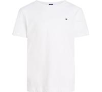 Tommy Hilfiger Boys Basic Cn Knit S/S Kb0kb04140 Camisetas de Punto, Blanco (Bright White), 128 Niños