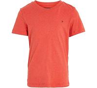 Tommy Hilfiger Boys Basic Cn Knit S/S Kb0kb04140 Camisetas de Punto, Rojo (Apple Red Heather), 80 Niños