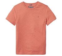 Tommy Hilfiger Boys Basic Cn Knit S/S Kb0kb04140 Camisetas de Punto, Rojo (Apple Red Heather), 86 Niños