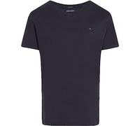Tommy Hilfiger BOYS BASIC VN KNIT S/S, Camiseta Hombre, Azul (Sky Captain), 74