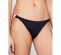 Tommy Hilfiger Braga alta bikini lisa. Azul marino 38