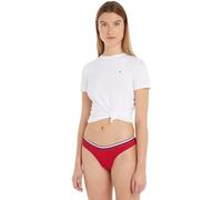 Tommy Hilfiger Braguita de Bikini para Mujer Cheeky High Leg Bikini Deporte, Rojo (Primary Red), L
