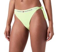 Tommy Hilfiger Side Tie Cheeky Bikini Uw0uw04497 Braguita de Bikini, Verde (Faded Lime), L para Mujer