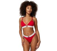 Tommy Hilfiger Braguitas tipo bikini Mujer Form Classic con logotipo en la cintura, Rojo (Primary Red), XS