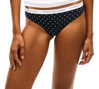 Tommy Hilfiger Braguitas Tipo Bikini Mujer Form Cotton con Logotipo en la Cintura, Azul (Polka Dot Desert Sky), XS