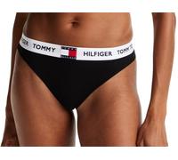 Tommy Hilfiger Braguitas Tipo Tanga Mujer Classic Thong Ropa Interior, Negro (Black), M