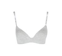 Tommy Hilfiger Sujetador Triangular Elástico para Mujer, Gris (Light Grey Heather), S