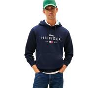 Tommy Hilfiger Brand Love Big Hilfiger Hoodie Mw0Mw41427 Sudadera con Capucha, Blue (Desert Sky), XXL para Hombre