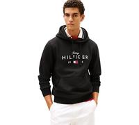 Tommy Hilfiger Sudadera Hombre Brand Love con Logotipo, Negro (Black), S