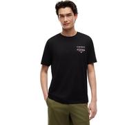 Tommy Hilfiger Brand Love Left Chest RWB tee Mw0mw44361 Camiseta S/S Hombre (Pack de 1)
