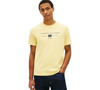 Tommy Hilfiger Brand Love Mono Stack tee Mw0mw42365 Camiseta S/S, Yellow (Citronella), L para Hombre
