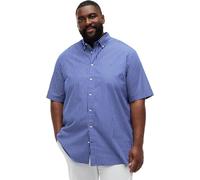 Tommy Hilfiger BT-Flex Popelín STP SS Shirt-B MW0MW44071, Azul, 5XL_Plus