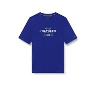 Tommy Hilfiger BT-Hilfiger Stack Graphic tee-B Mw0Mw42059 Camiseta S/S, Blue (Wedge Blue), XXL para Hombre
