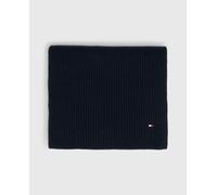 Tommy Hilfiger Bufanda de hombre lisa. Azul marino