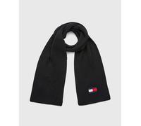 Tommy Hilfiger Bufanda de niño en negro con logo. Negro