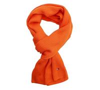 Tommy Hilfiger Bufanda de punto algodón cachemira naranja Thunder
