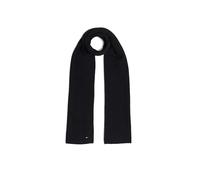 Tommy Hilfiger Bufanda Mujer Essential Flag Scarf Semiligera, Negro (Black), Talla única