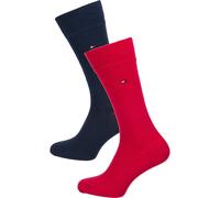 TOMMY HILFIGER Calcetines azul noche / rojo 39-42 azul noche / rojo