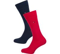TOMMY HILFIGER Calcetines azul noche / rojo 47-49 azul noche / rojo