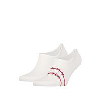 Tommy Hilfiger Calcetines Footie para hombre, Blanco, 43/46 EU