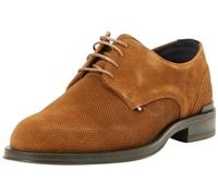Tommy Hilfiger Calzado de Ante para Hombre Derby Zapato, Marrón (Coconut Grove), 43