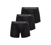 Tommy Hilfiger Calzoncillos bóxer Brief Pack de 3 Hombre de algodón elástico, Negro (Blk/Blk/Blk), M