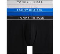 Tommy Hilfiger Calzoncillos bóxer Brief Pack de 3 Hombre de algodón elástico, Multicolor (Blk/Time Cobalt/Lght Cast), M