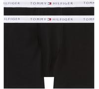 Tommy Hilfiger Calzoncillos bóxer Chicos Pack de 2 Briefs con Logotipo en la Cintura, Negro (Black/Black), 14-16 Años