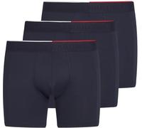 Tommy Hilfiger Calzoncillos bóxer Hombre Pack de 3 de microfibra, Azul (Desert Sky), S
